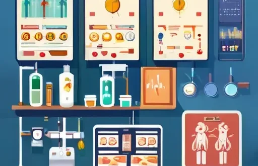 Иллюстративное изображение регулярных чекапов: графики обследований и план профилактики здоровья.