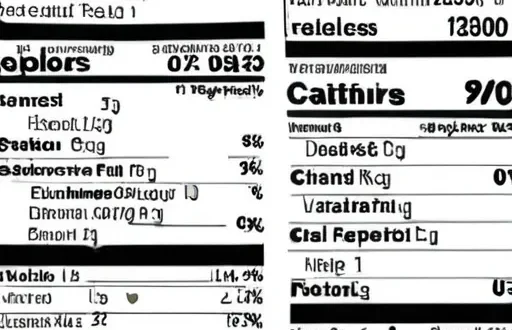 Label of vitamin bottle with nutrition facts and %DV on a clean white background